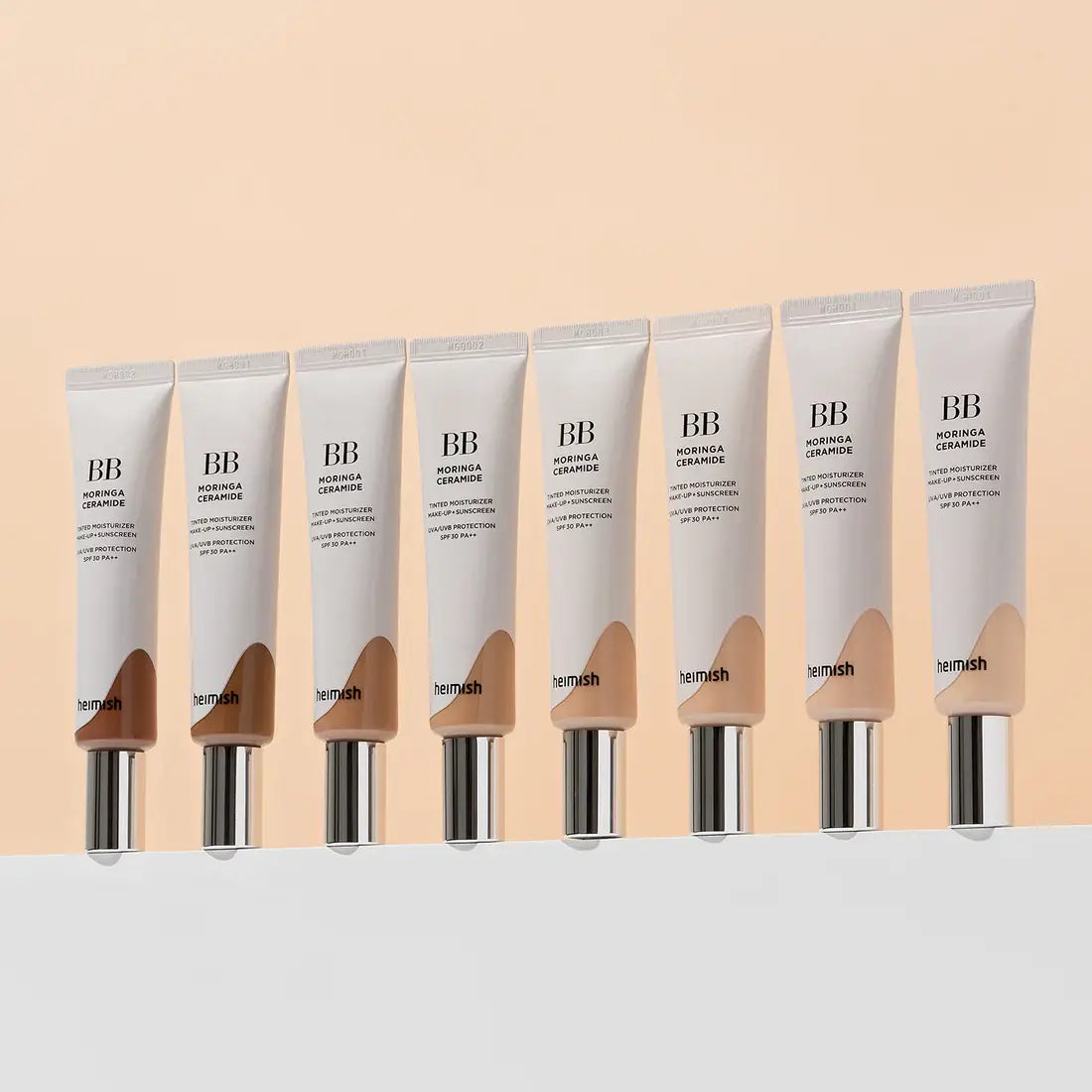 Heimish Moringa Ceramide BB Cream SPF 30 PA++ 19 Fair Beige best selling Korean no makeup look for all skin tone type K Beauty World 