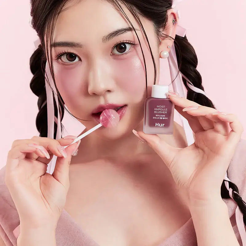 House of Hur Moist Ampoule Blusher 08 Berry Purple cute sexy makeup cosmetics from Korea K Beauty World