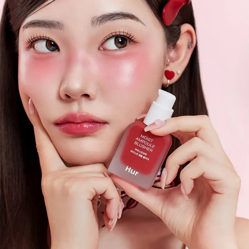 House of Hur Moist Ampoule Blusher 09 Ruby Red must have blush from Korean makeup cosmetics K Beauty World