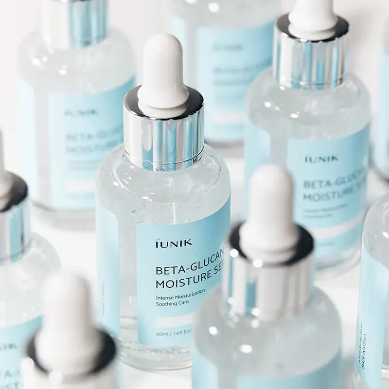 iUNIK Beta-Glucan Power Moisture Serum fragrance-free vegan cruelty-free gentle anti-aging treatment ampoule for fine lines winkles aging spots sagged skin K Beauty World