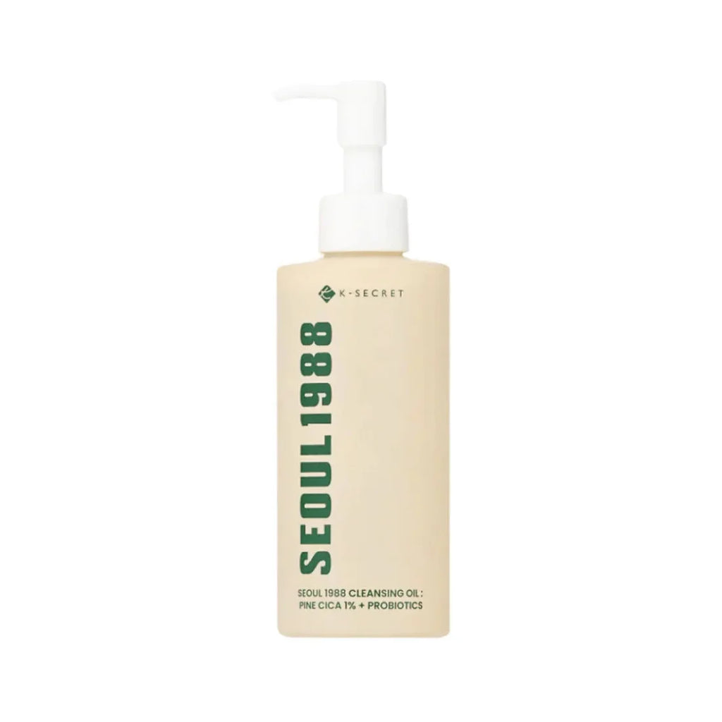 K-Secret Seoul 1988 Cleansing Oil: Pine Cica 1% + Probiotics 200ml