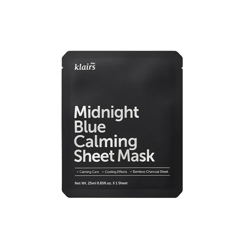Klairs Midnight Blue Calming Sheet Mask K Beauty World