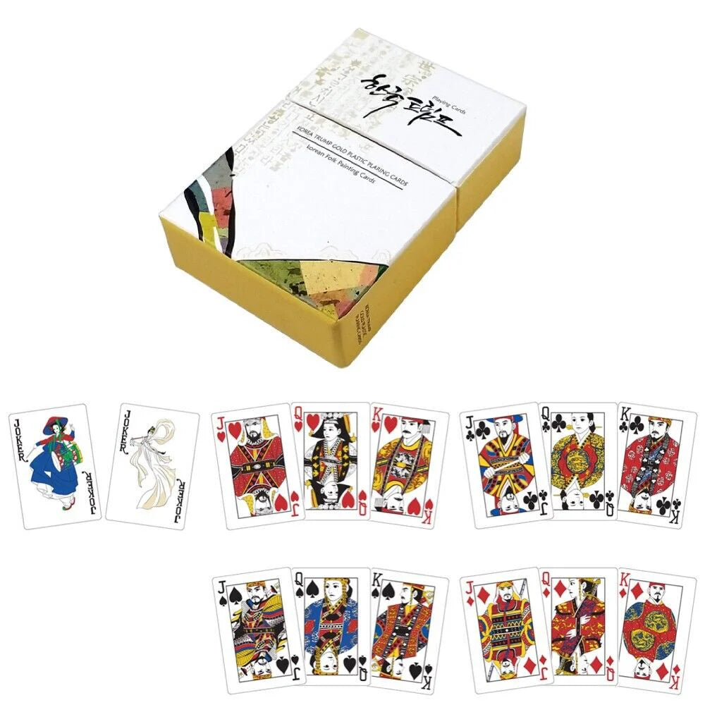 Best Trump Poker Playing Cards Drinking Game  Korean Traditional King Queen Design unique Gift for men women K Beauty World