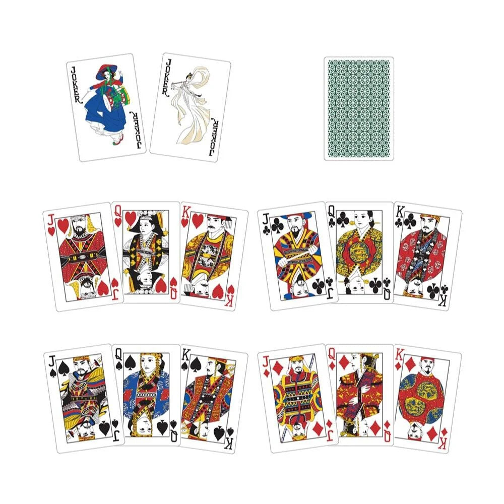 Best special gift for those who interested in Korean Culture Poker Game Playing Cards with Korean folk painting Joker travel souvenir K Beauty World 