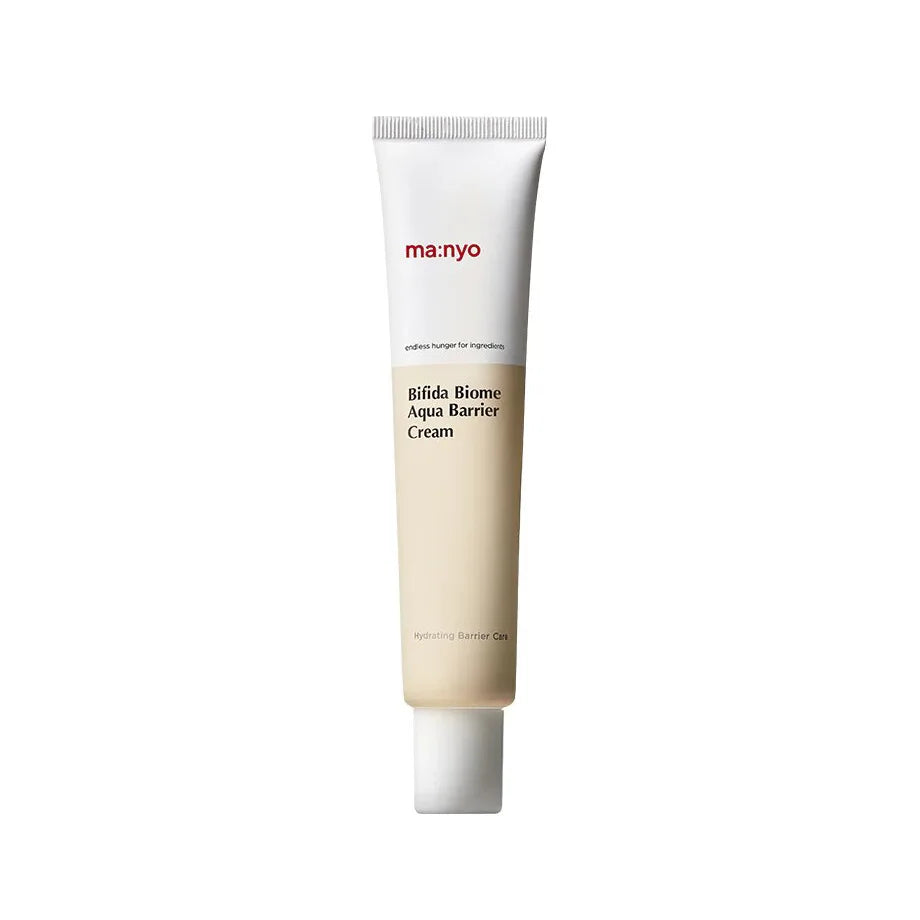 Ma:nyo Bifida Biome Aqua Barrier Cream facial moisturizer for dry mature combination sensitive damaged skin wrinkles skin barrier Korean skin care K Beauty World 