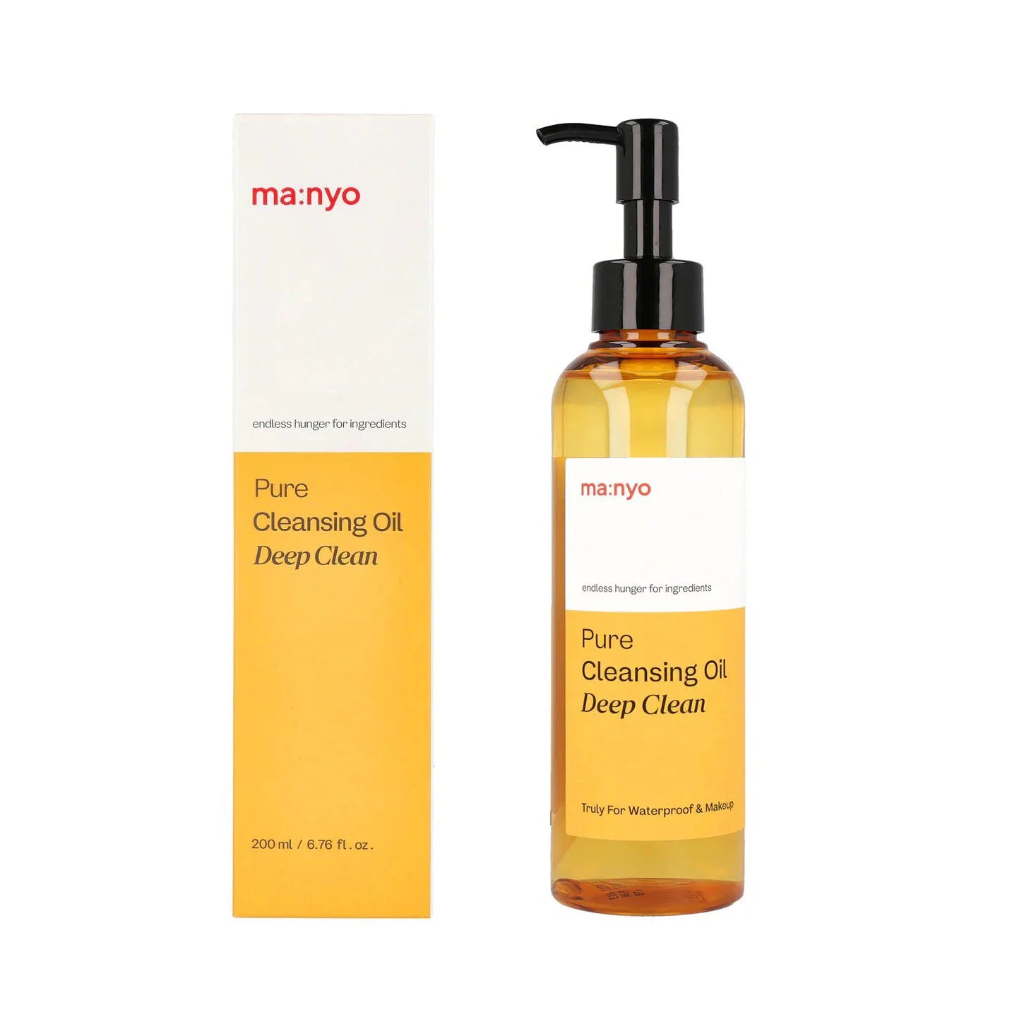 Manyo Pure Cleansing Oil Deep Clean blackhead removing makeup remover for all skin types daily facial cleanser men women K Beauty World