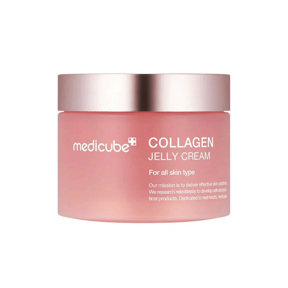 Medicube Collagen Jelly Cream lightweight face moisturizer for all skin types sensitive skin mature again skin anti-wrinkle K Beauty World