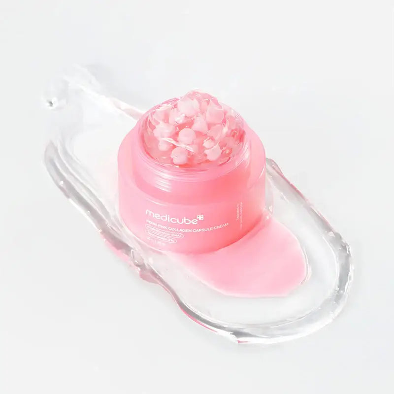 Medicube PDRN Pink Collagen Capsule Cream best selling Viral Korean skin care product Must-try K Beauty World