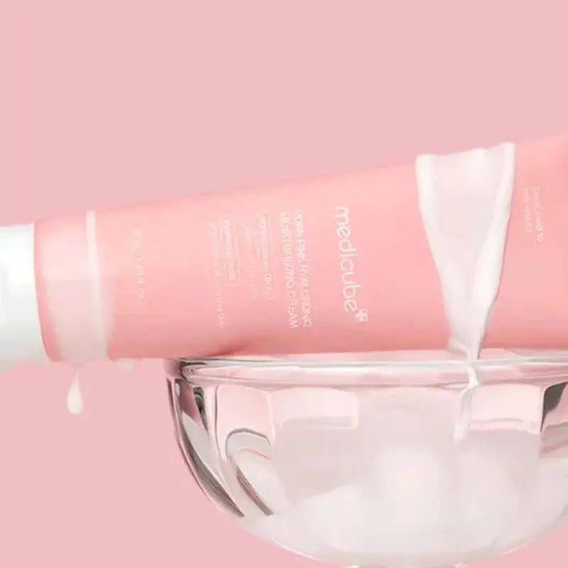 Medicube PDRN Pink Hyaluronic Moisturizing Cream hydrating rejuvenating Korean skincare moisturizer K Beauty World