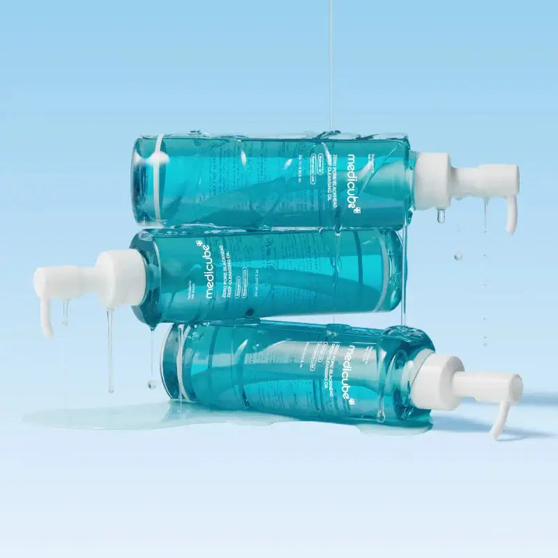 Medicube Zero Pore Blackhead Deep Cleansing Oil best selling makeup remover from Korean natural skincare acne sebum control K Beauty World