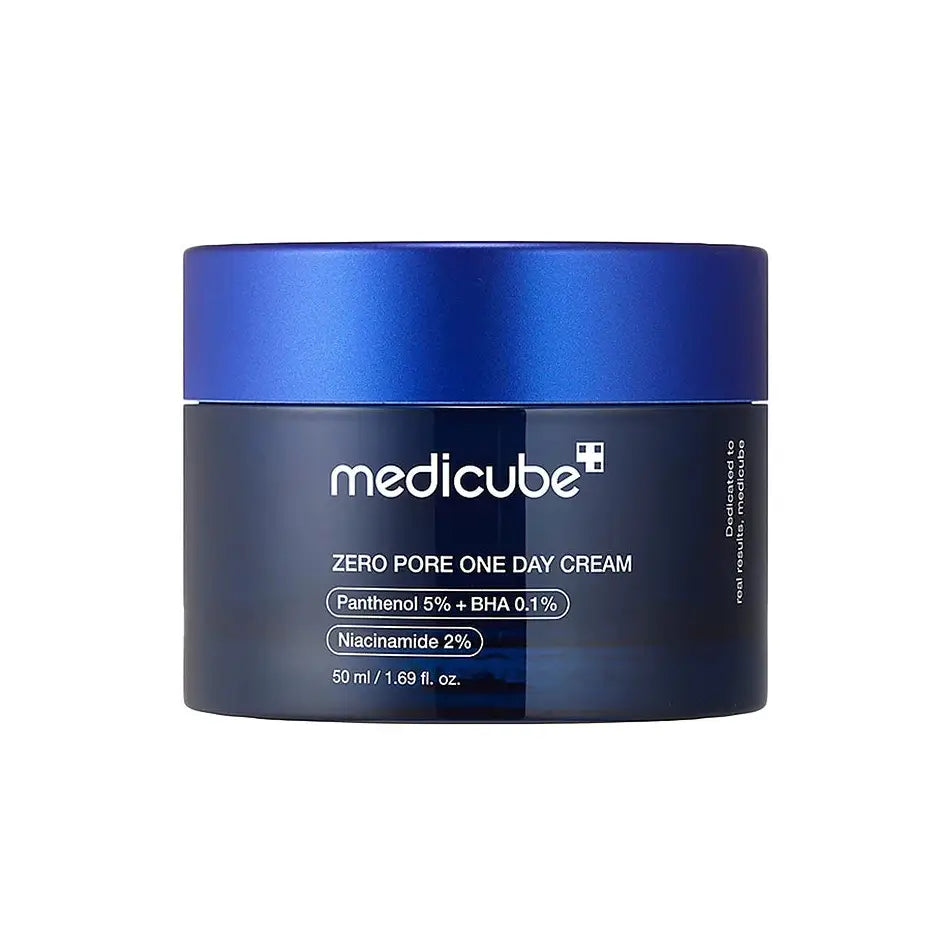 Medicube Zero Pore One Day Cream best Korean skin care panthenol BHA niacninmide K Beauty World
