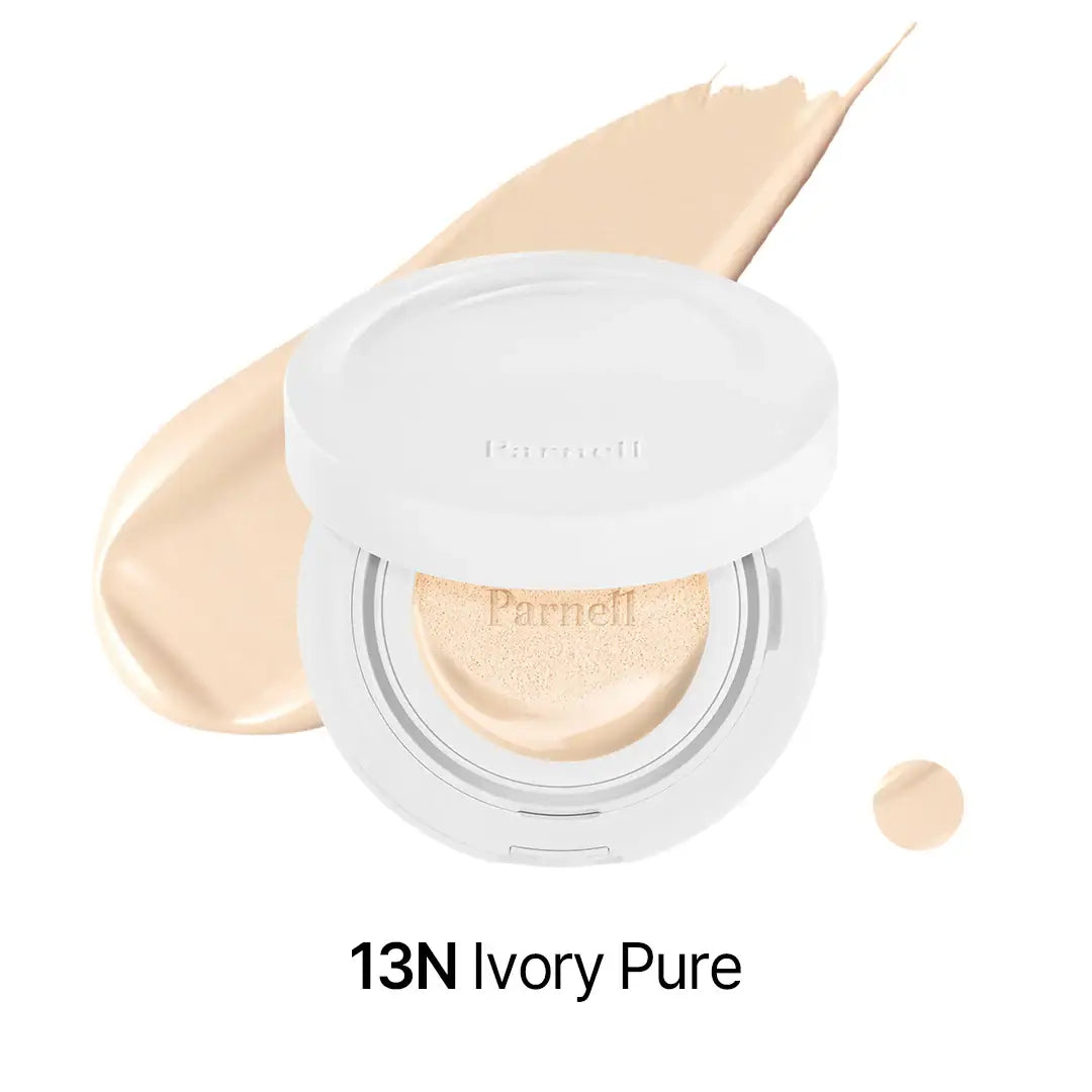 Parnell Cicamanu Serum Cushion #13N Ivory Pure best selling cushion foundation Korean makeup K Beauty World