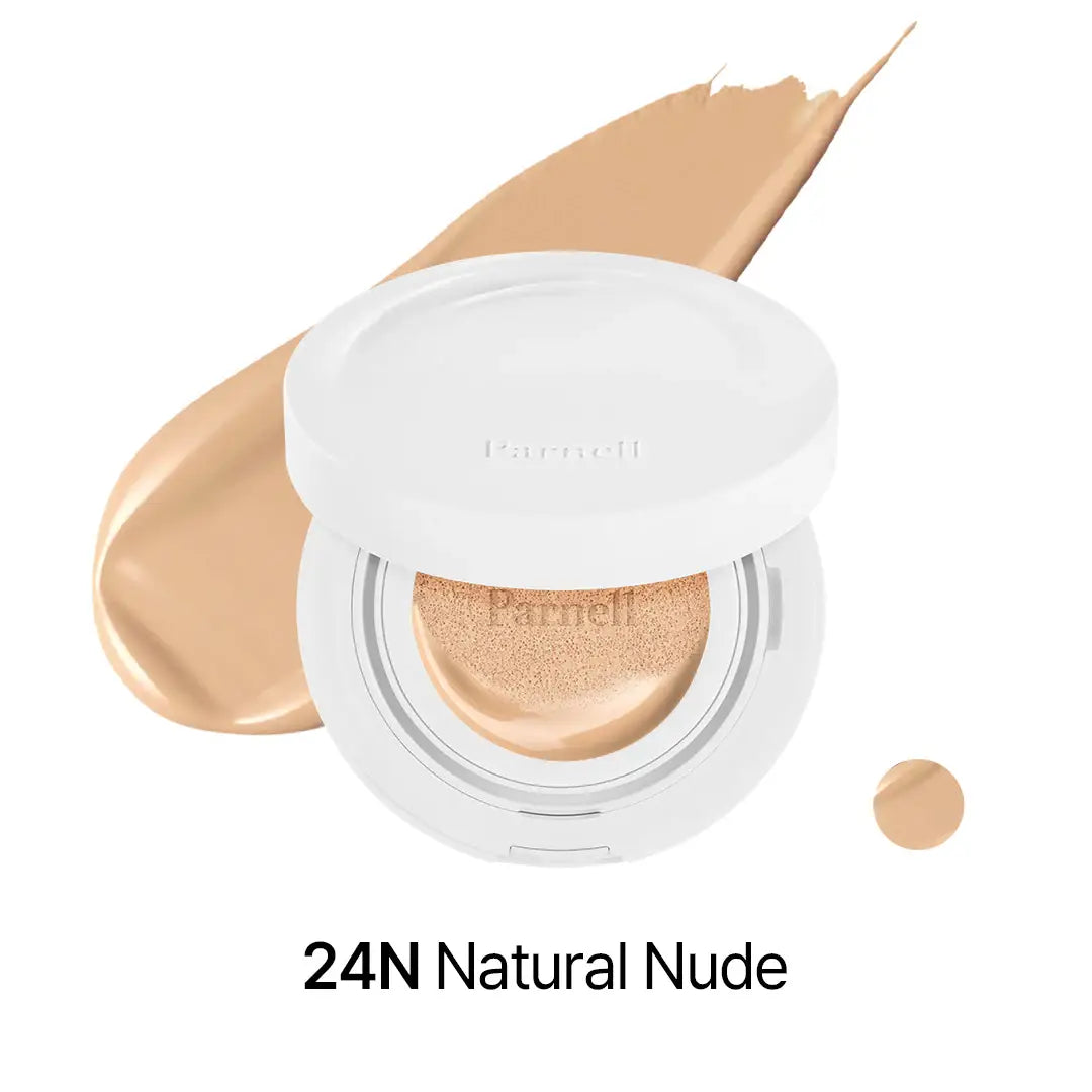 Parnell Cicamanu Serum Cushion 24N Natural Nude best selling cushion foundation Korean makeup cosmetics K Beauty World