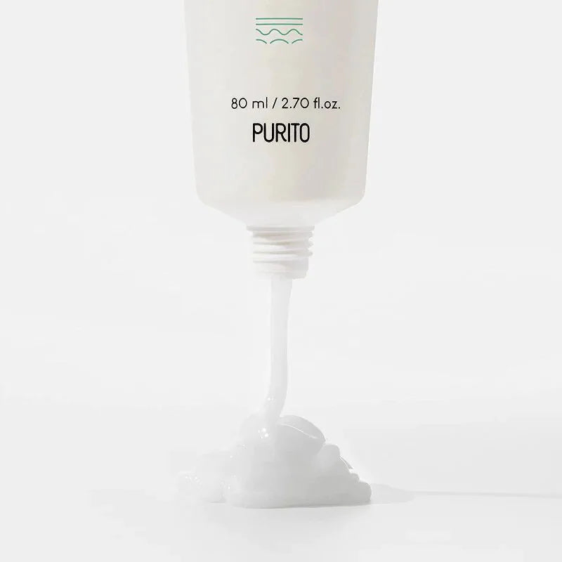 Purito Seoul B5 Panthenol Re-Barrier Cream gentle hypoallergenic vegan moisturizer for all skin types sensitive irritated skin dehydrated rough skin texture dullness  K Beauty World 