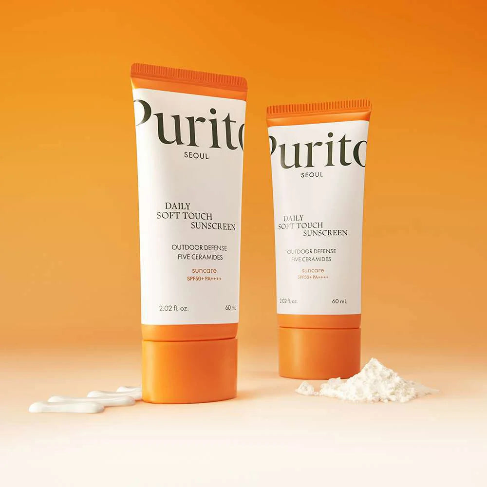 Purito Seoul Daily Soft Touch Sunscreen SPF 50+ PA++++ without whit case light weight fast absorbing K Beauty World