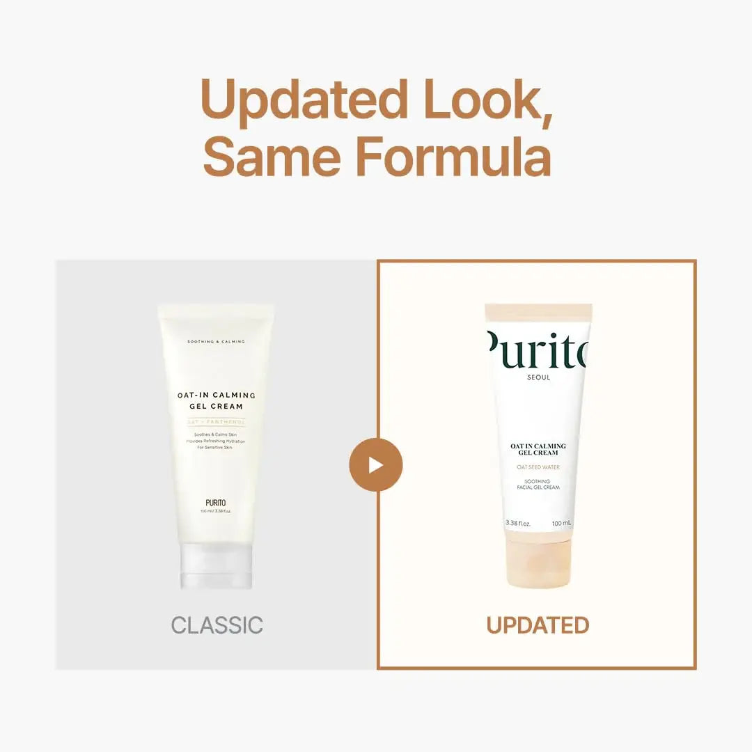 Purito Seoul Oat-In Calming Gel Cream different package K Beauty World