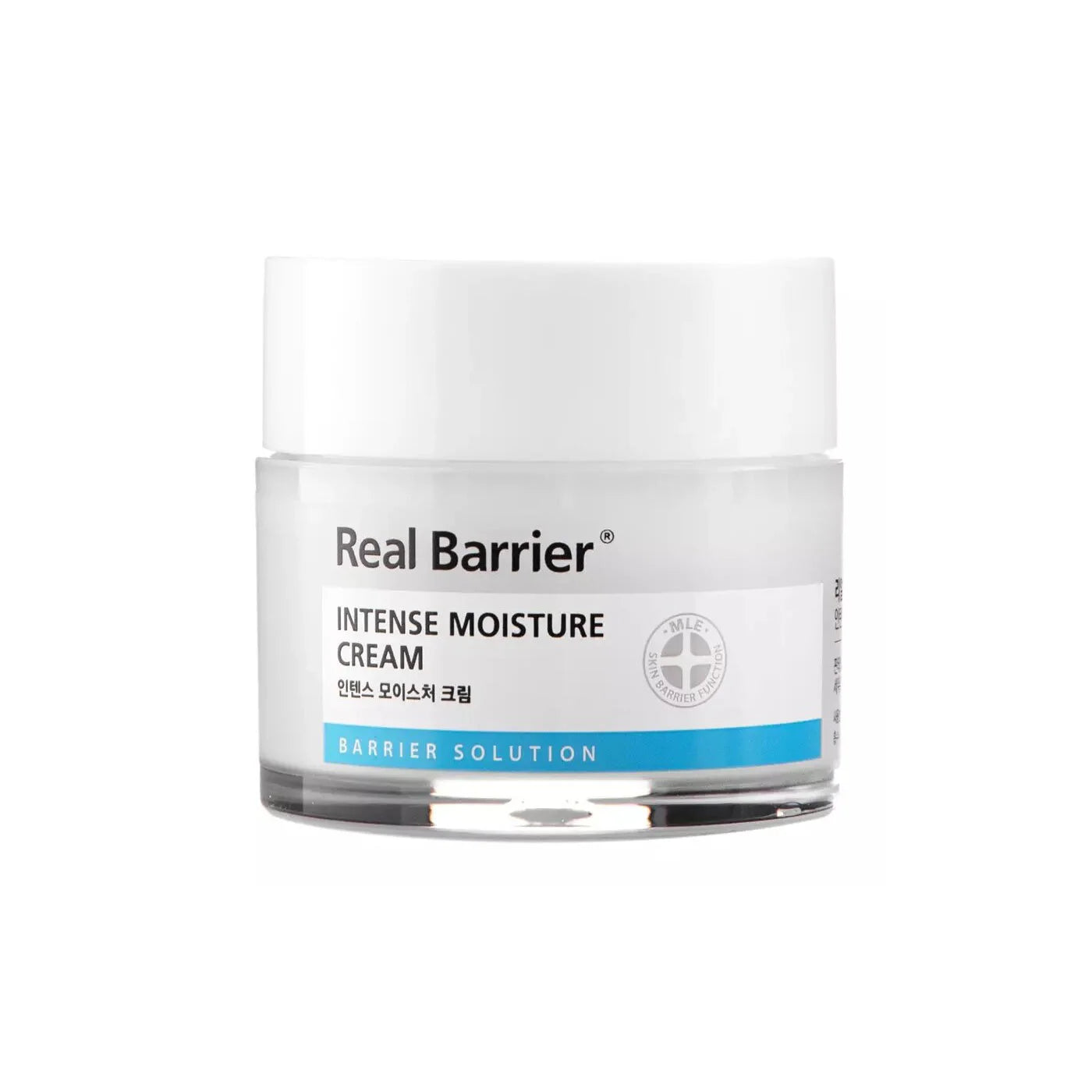 Real Barrier Intense Moisture Cream Korean moisturizer for dry sensitive irritated skin redness eczema rosacea flaky rough skin texture K Beauty World