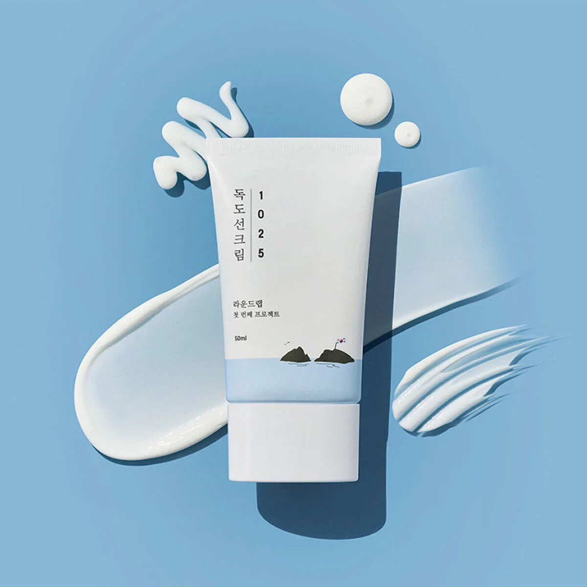 Round Lab 1025 Dokdo Sunscreen gentle hydrating Korean sun protection K Beauty World