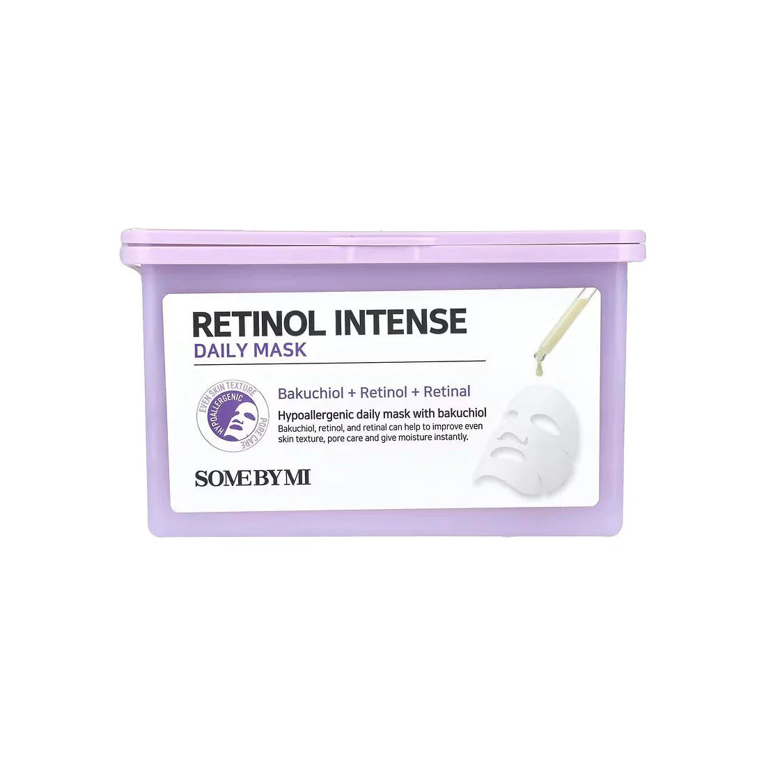 Some By Mi Retinol Intense Daily Mask anti-aging hydrating brightening sheet mask Korean skin care K Beauty World