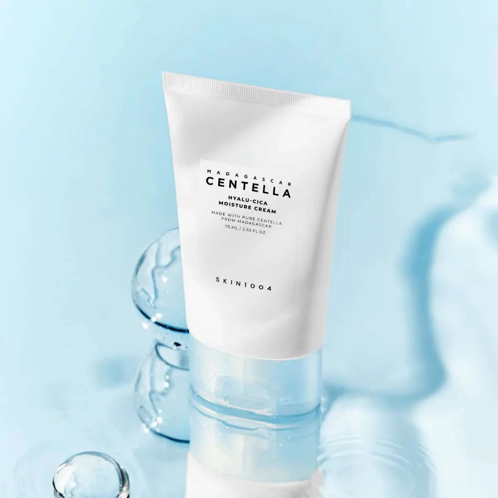 Skin1004 Madagascar Centella Hyalu-Cica Moisture Cream gentle hyaluronic acid Korean skin care K Beauty World