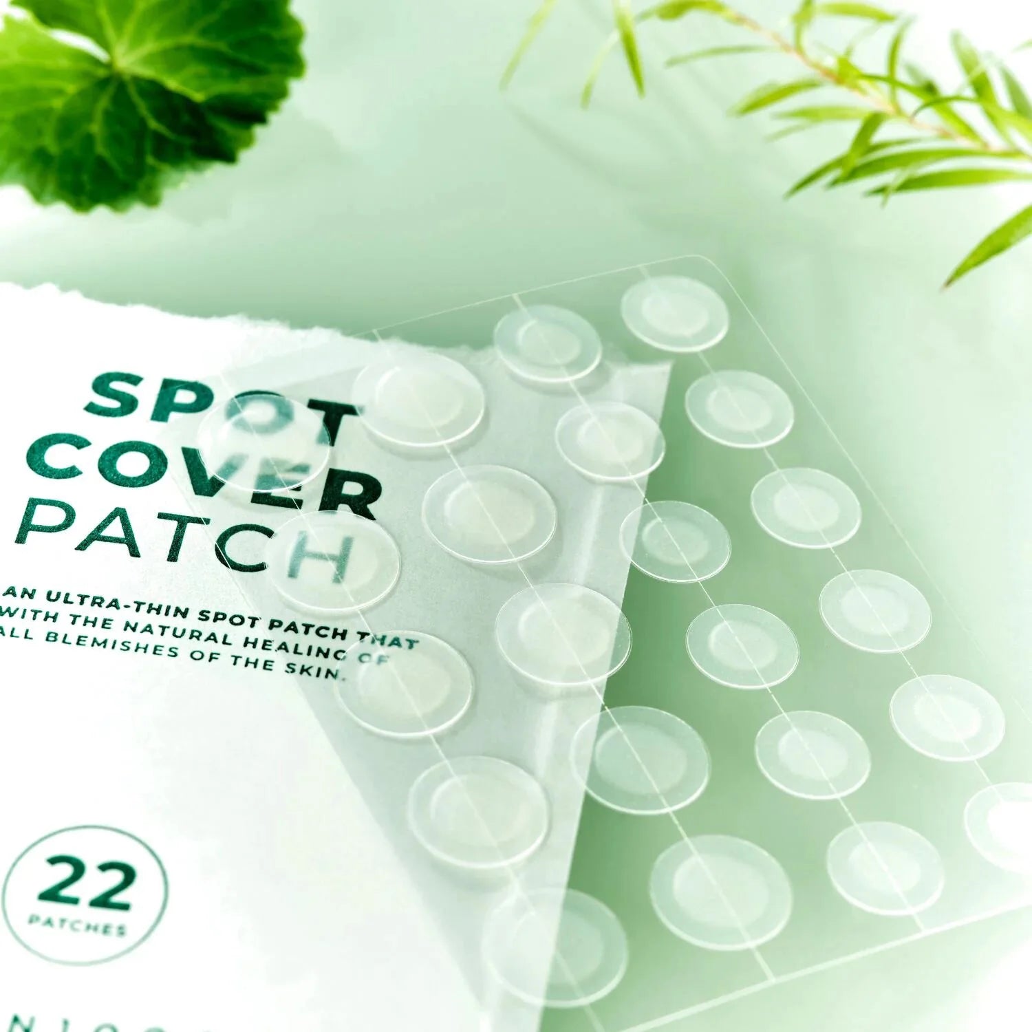 Skin1004 Tea-Trica Spot Cover Patch quick sos acne pimple breakouts solution Korean skin care stickers K Beauty World