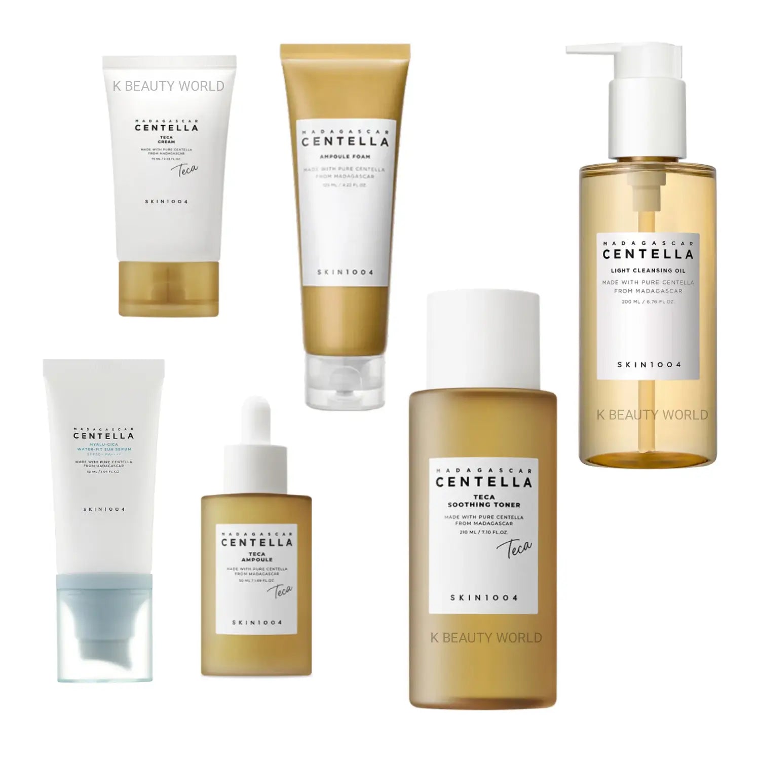 Skin1004 Madagascar Centella Teca Soothing Routine Set Korean skin care best seller K Beauty World