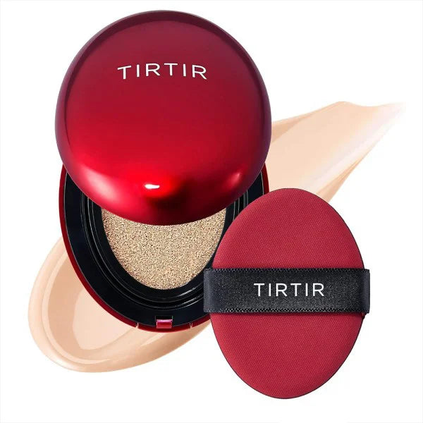 TIRTIR Mask Fit Red Cushion 17C Porcelain light fair pale tone cool skin tone pink based foundation Korean cosmetics makeup K Beauty World