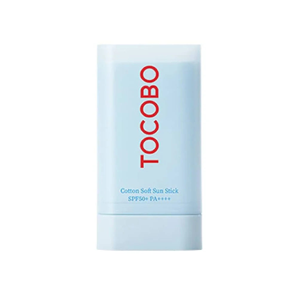 Tocobo Cotton Soft Sun Stick SPF50+ PA++++ best matte sunscreen Korean skincare for oily combination acne prone skin without white cast greasy feeling K Beauty World