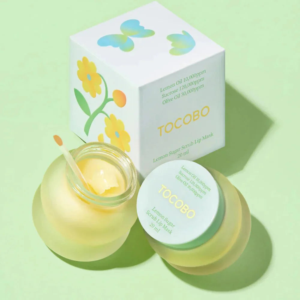 Tocobo Lemon Sugar Scrub Lip Mask K Beauty World