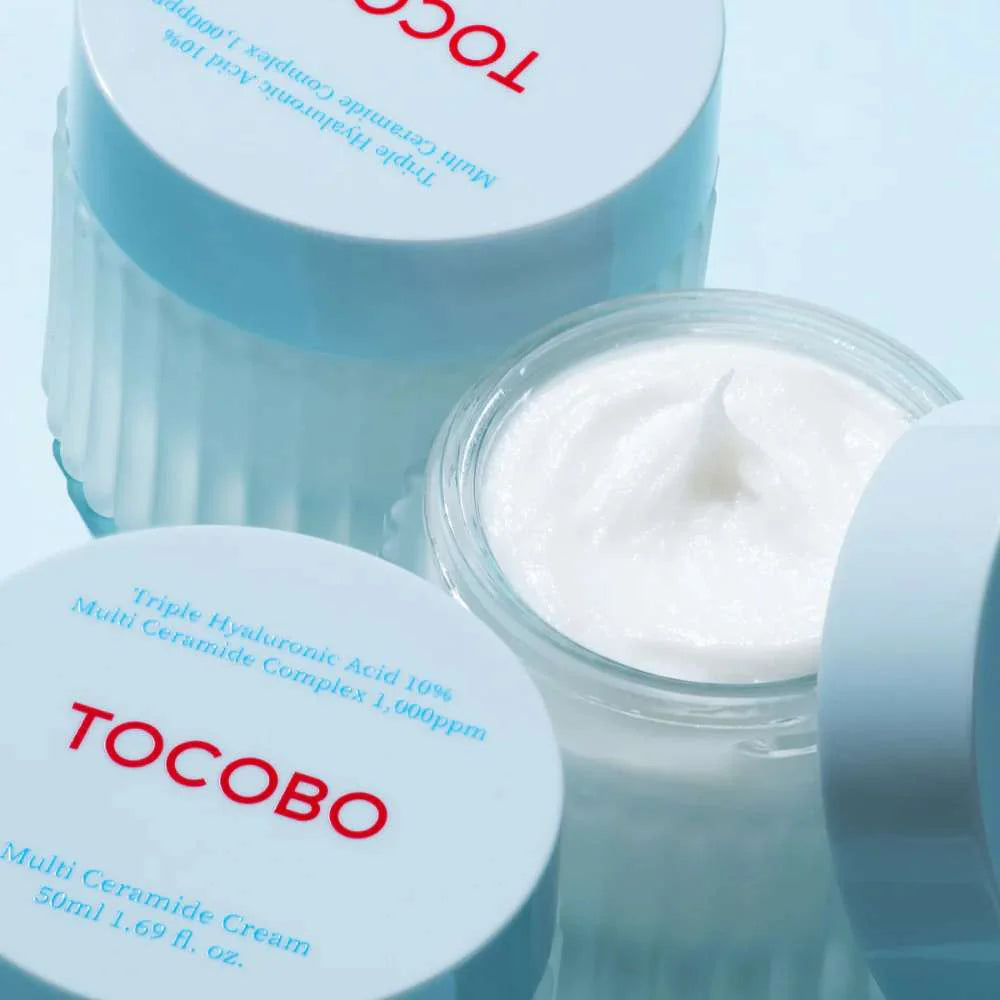 Tocobo Multi Ceramide Cream moisturizing softening gentle vegan skin care from Korea K Beauty World