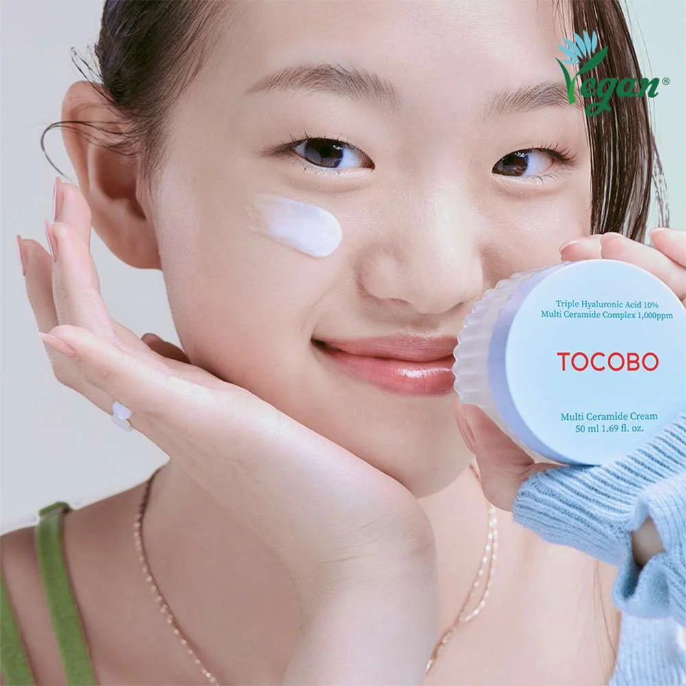 Tocobo Multi Ceramide Cream for dry flaky rough skin dull skin anti-aging winkles K Beauty World