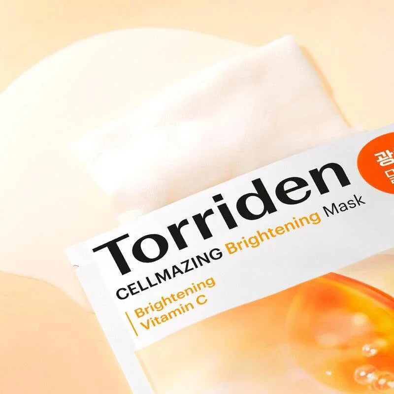 Torriden Cellmazing Vita C Brightening Mask deep hydration dry dull sensitive skin K Beauty World