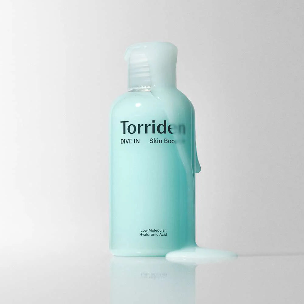 Torriden DIVE-IN Low Molecular Hyaluronic Acid Skin Booster lightweight fast-absorbing vegan cruelty-free top asian skincare for glowing healthy complexion men women all ages K Beauty World