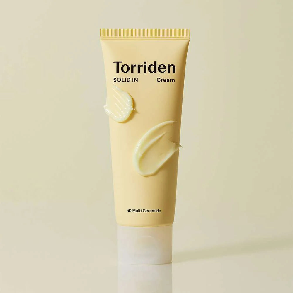 Torriden SOLID-IN Ceramide Cream moisturizer dry night cream for rough texture dull dry skin fine lines wrinkles K Beauty World