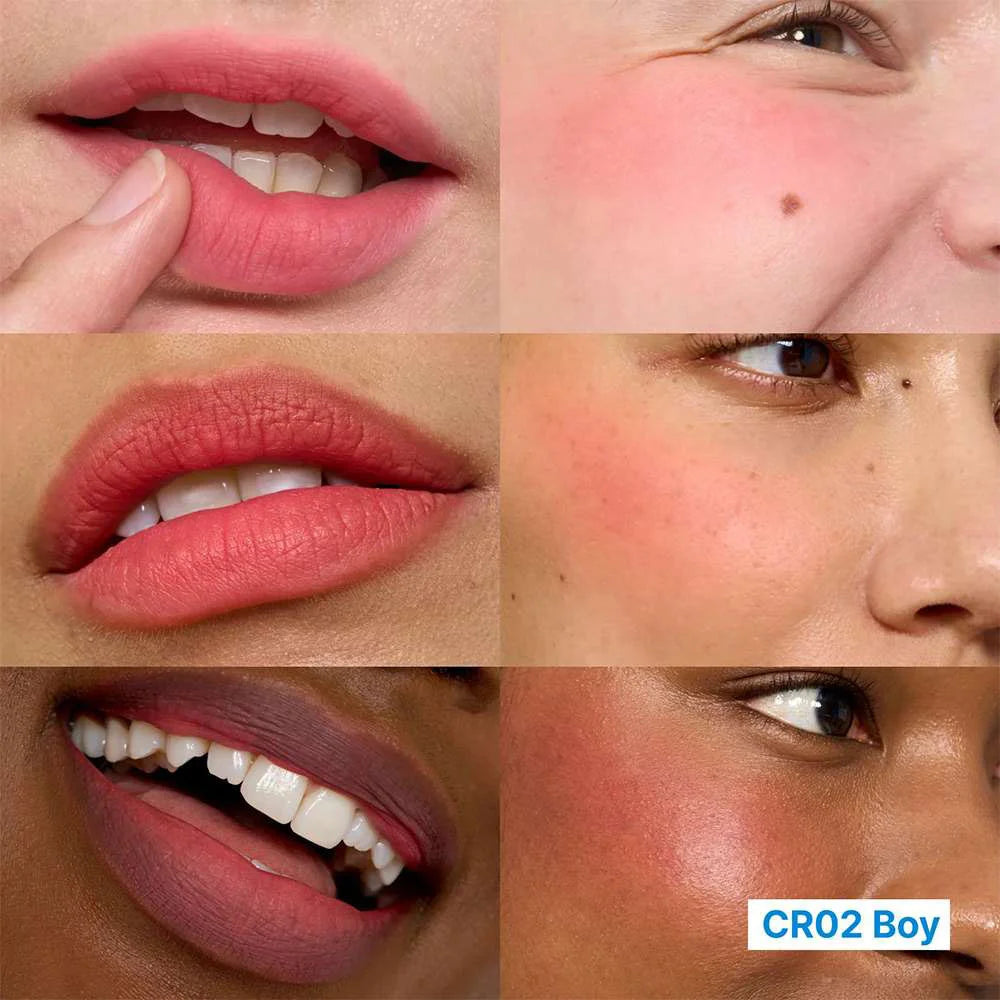 Fwee Lip & Cheek Blurry Pudding Pot CR02 Boy red coral Korean cosmetics K Beauty World