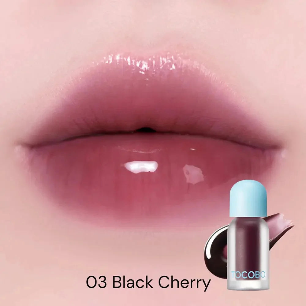 Tocobo Juicy Berry Plumping Lip Oil 03 Black Cherry Korean cosmetics kpop idol makeup K Beauty World