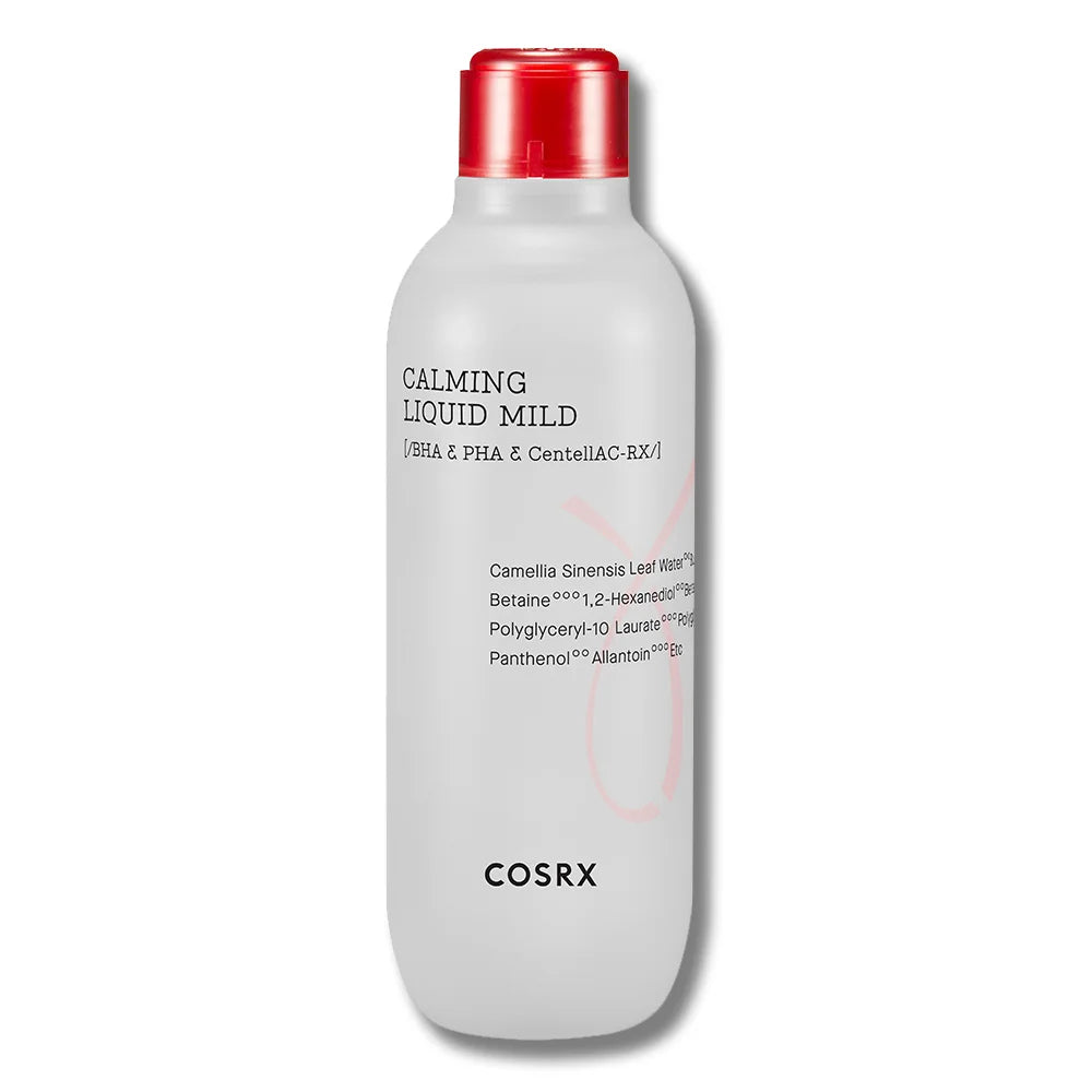 Cosrx AC Collection Calming Liquid Mild face peeling for acne pimple BHA PHA chemical exfoliating skincare at home K Beauty World