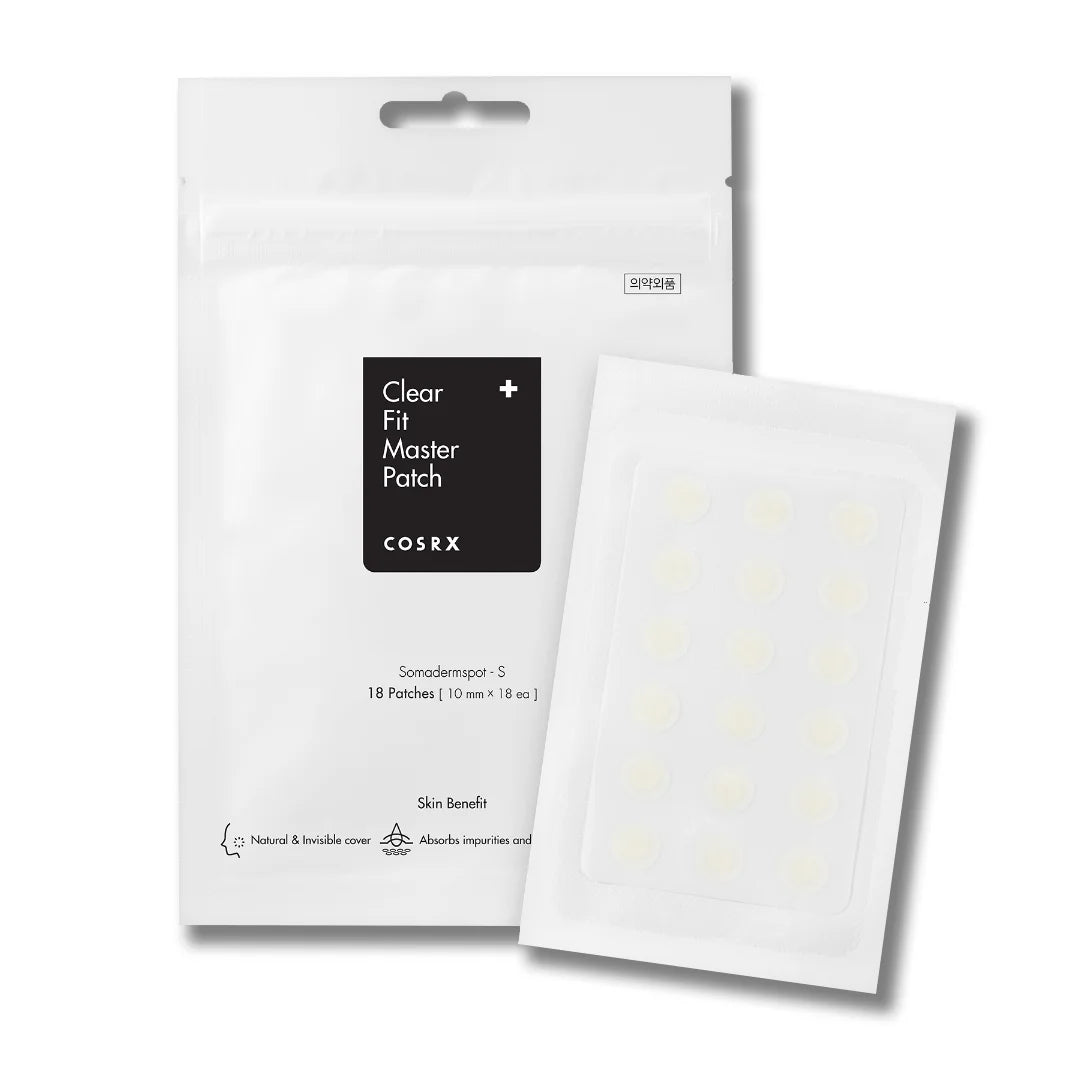 Cosrx Clear Fit Master Patch pimple Korea cosmetics skincare for oily acne prone skin treatment stickers K Beauty World