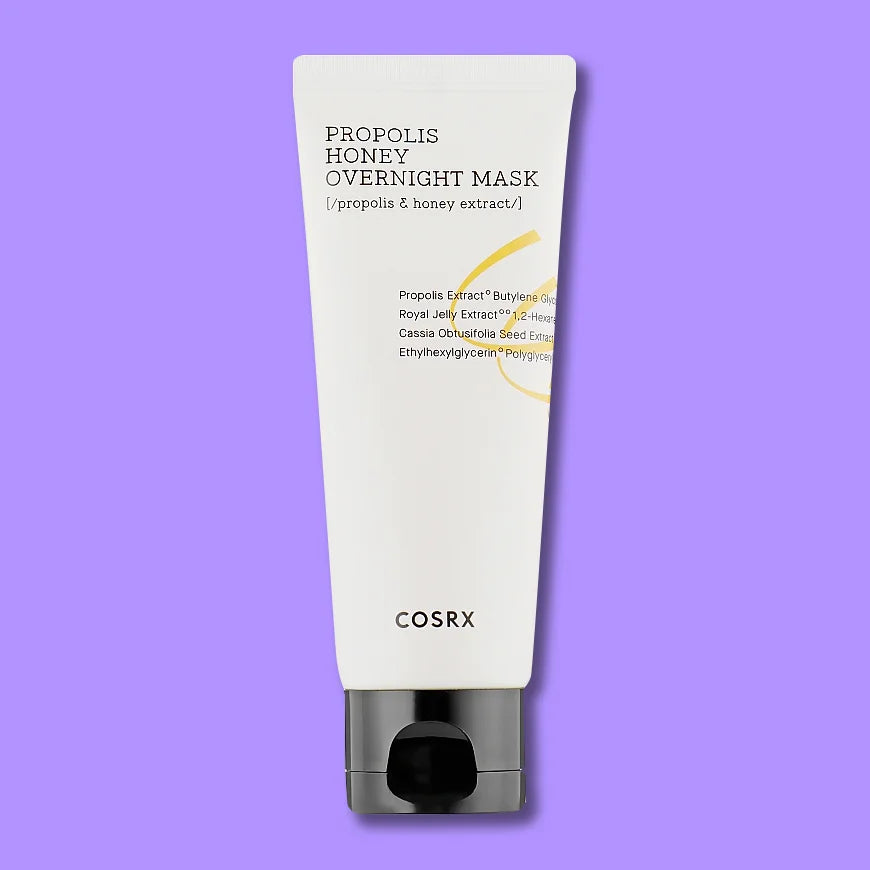 Cosrx Full Fit Propolis Honey Overnight Mask facial  skincare for dry mature aging skin  Korean cosmetics skin glow Asian girl women men K Beauty World