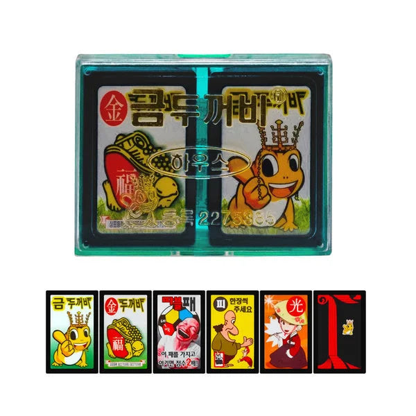 Golden Toad Tarjetas de flores coreanas: Hwatu / Go-Stop