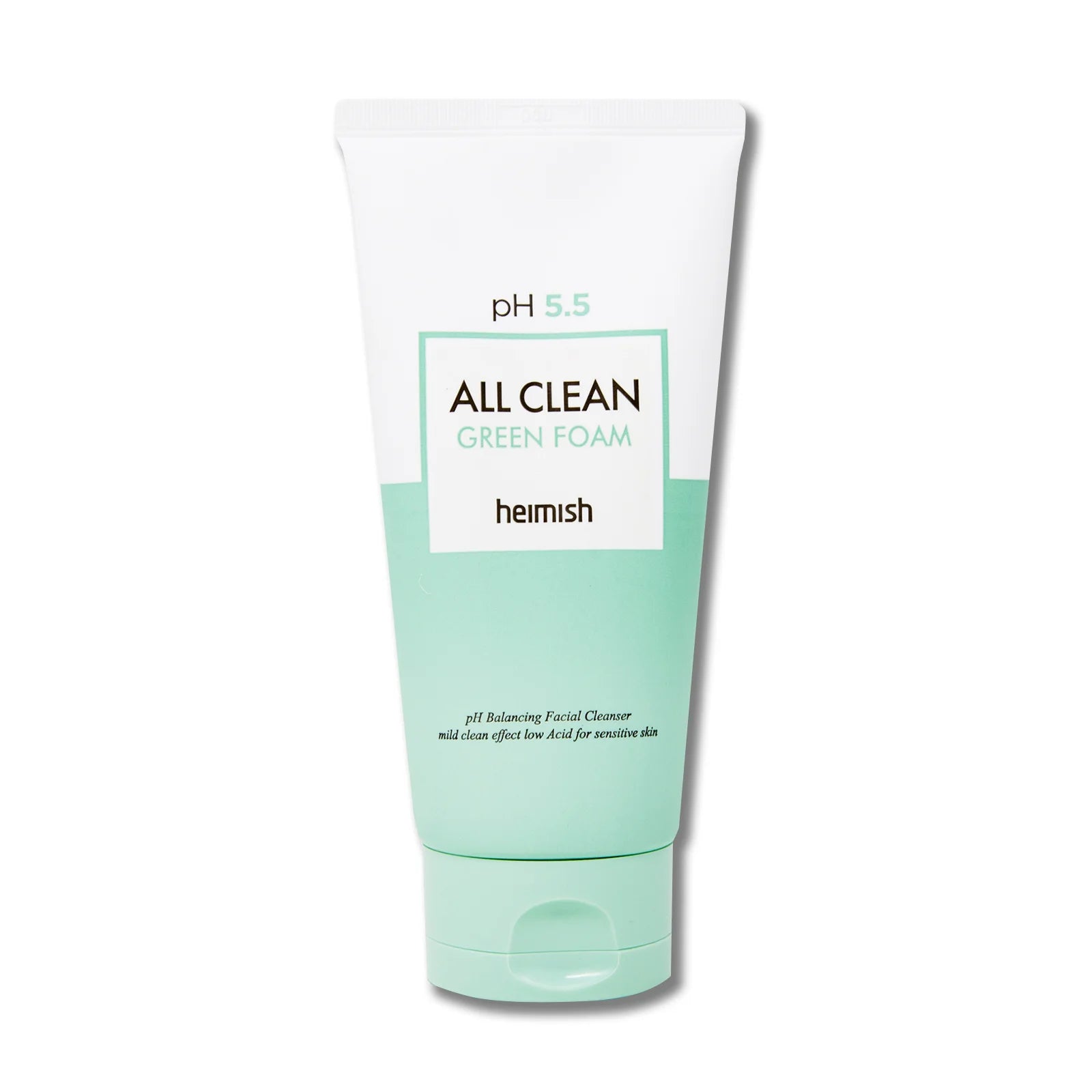 Heimish All Clean Green Foam facial cleanser for dry sensitive skin natural Korean cosmetics for gentle face care K Beauty World