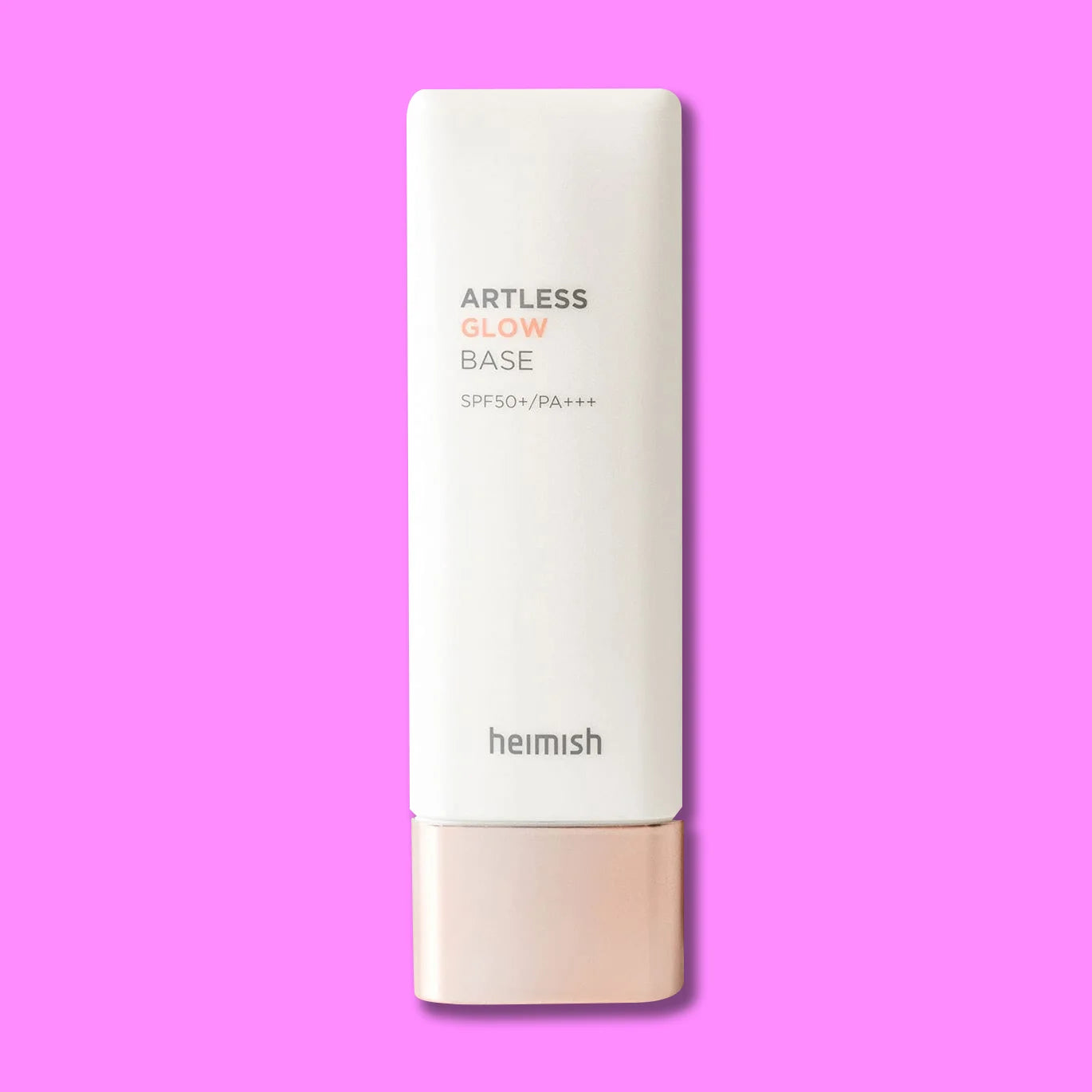 Heimish Artless Glow Base SPF 50 PA+++ makeup primer bb cream Korean sun cream for dry sensitive skin nude makeup kpop natural idols k-drama K Beauty World