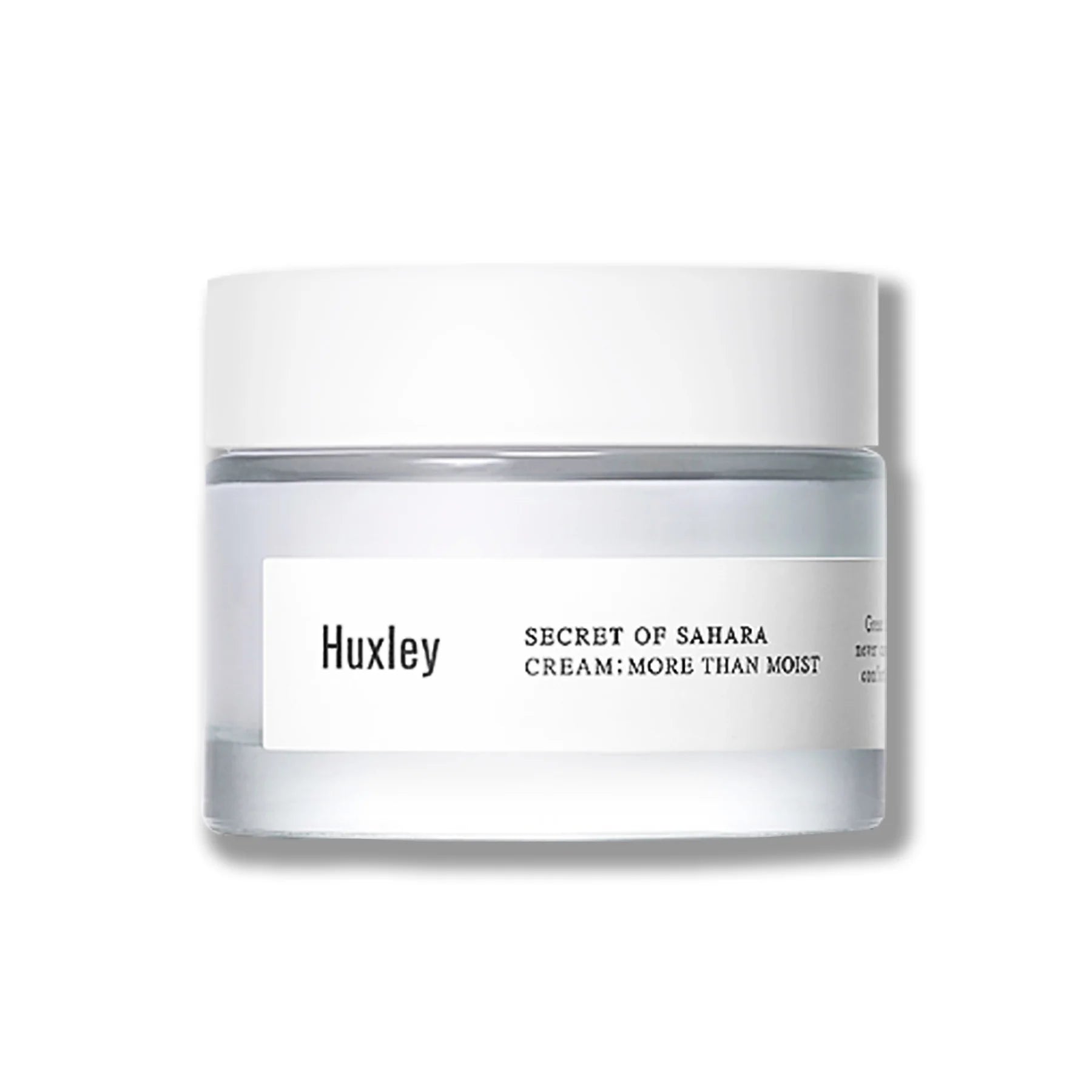 Huxley Secret of Sahara Cream More Than Moist moisturizer dry skin Korean cosmetics K Beauty World