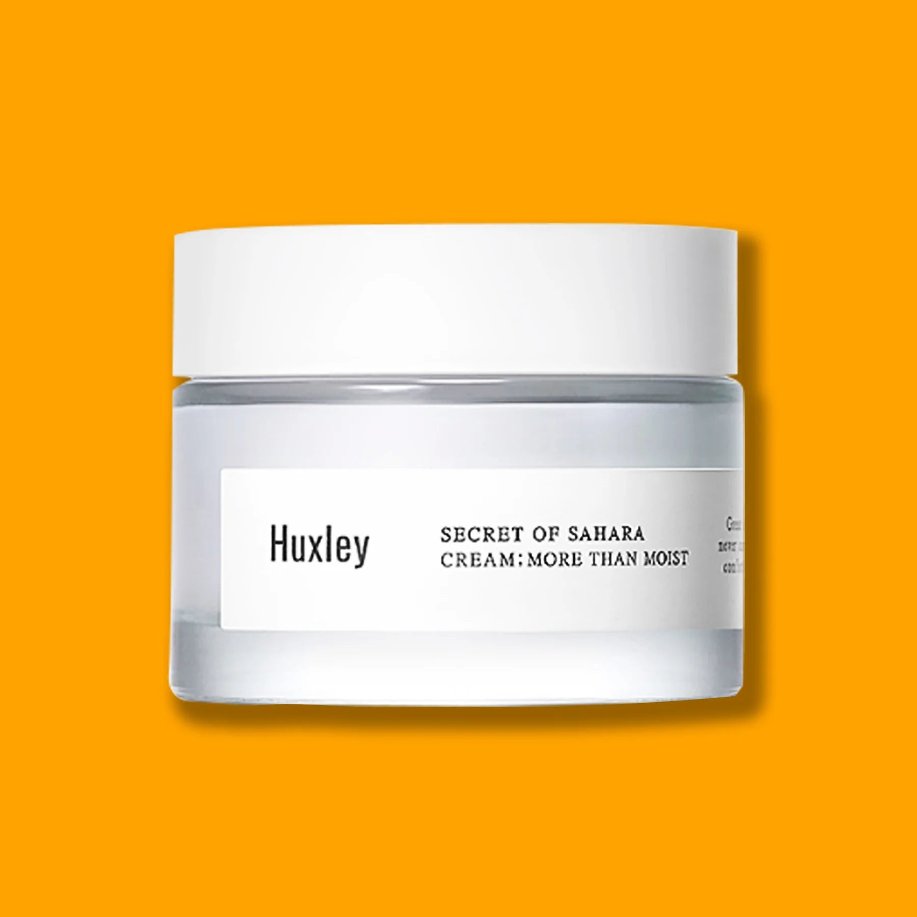 Huxley Secret of Sahara Cream More Than Moist face care dry rough skin anti-aging 40's 50's 30's Korean cosmentics K Beauty World