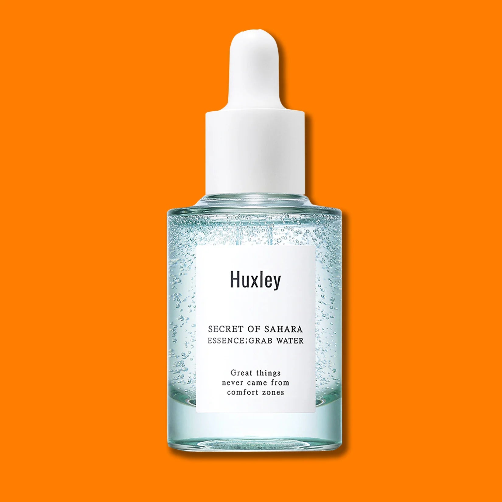 Huxley Secret of Sahara Grab Water Essence popular Korean serum ampoule for dry combination oily skin cosmetics  K Beauty World