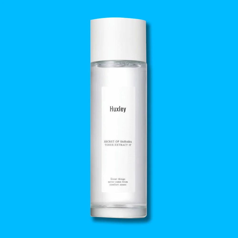 Huxley Secret of Sahara Toner Extract It best selling face toner for hydrating soothing for extremely dry dehydrated skin K Beauty World