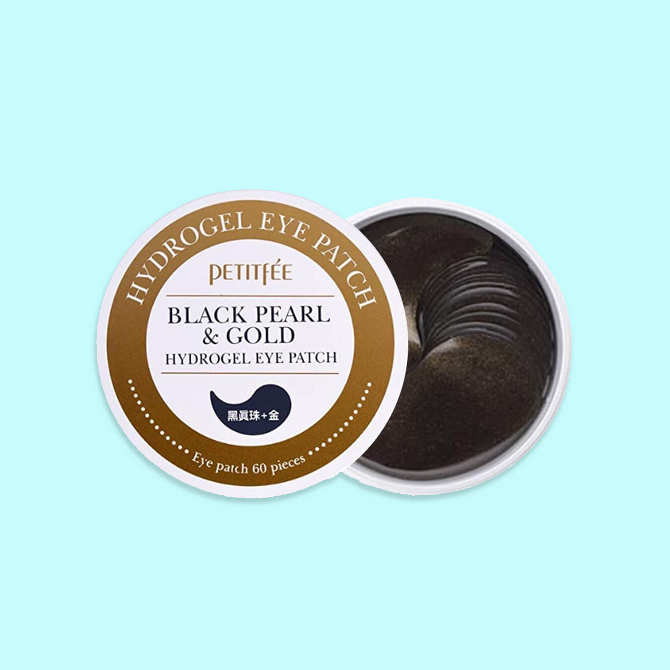 Petitfee Black Pearl & Gold Hydrogel Eye Patch - K Beauty World