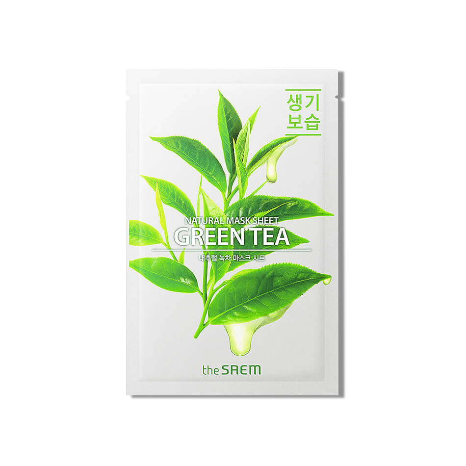 The Saem Natural Green Tea Mask Sheet - K Beauty World