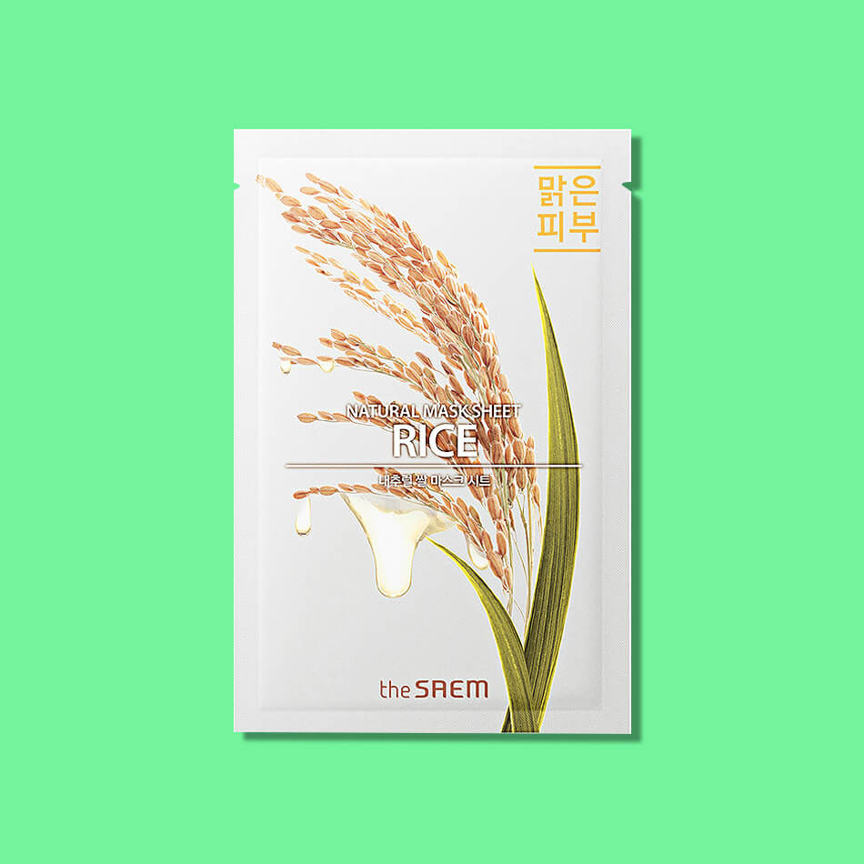 The Saem Natural Rice Mask Sheet - K Beauty World