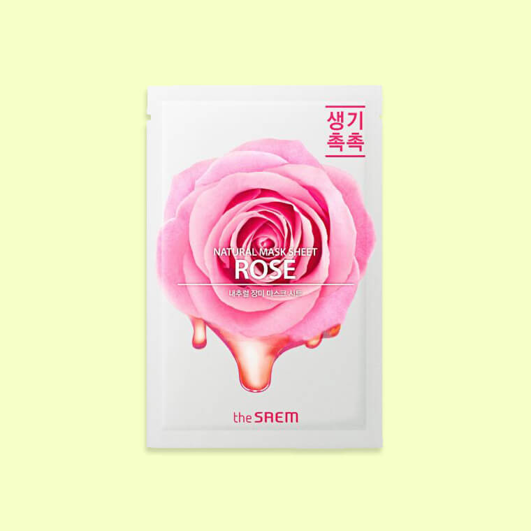 The SAEM Natural Rose Mask Sheet - K Beauty World